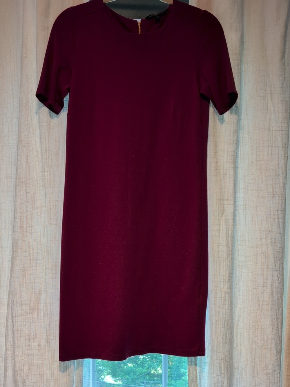 Felicity & Coco Fitted Dress in Rich Fuchsia